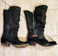 coole gefütterte Rieker Stiefel Country Biker schwarz Gr. 40/41 Winterstiefel