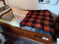 Verkaufe Jugendbett, Funktionsbett, Kiefernholz, Lattenrost, Matratze, 90x200