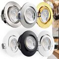 LED Einbaustrahler 230V flach dimmbar 5W Deckenstrahler Spots Einbauleuchten Set