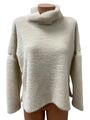 BEATE HEYMANN Steetcouture Gr. 34 - 36 - 38  Damen Pullover Beige Stekragen