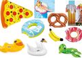 Luftmatratze Pool Flamingo Pizza Donut Ente Schwan Pfau Einhorn Schildkröte Ring