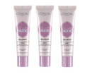 3 x LOREAL GLAM NUDE BB CREME 5 in 1 HAUT PERFECTOR - ULTRALEICHT LSF 20 