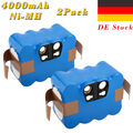 2x4000mAh 14.4V Ni-Mh Akku für Indream 9200 9300XR 9300 9700 M-Robot NS3000D03X3