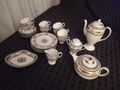 Wedgwood edles Kaffeeservice Columbia Kaffeekanne + Teekanne 30 Teile gesamt