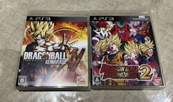 Dragon Ball Z Bundle - Xenoverse und Raging Blast 2 mit Anleitungen - PS3 - Japan