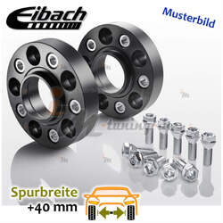 Eibach Spurplatten schwarz 40mm/Achse für BMW 4er Coupé F32 F82 :: 2013 >> 2020