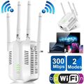 300Mbps WLAN Repeater Router Range Wifi Verstärker Signal Access Point Booster