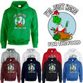 Grinch Herren Hoodie Film Weihnachten nur hier für das Essen lustiges Geschenk Kapuzenpullover