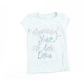  Blau Zoo Mädchen blau Baumwolle Basic T-Shirt Größe 5-6 Jahre Rundhals - Meerjungfrau Hai