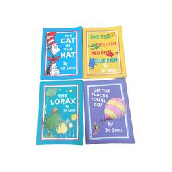 4 x Dr.Seuss Bücher - Katze im Hut / Ein Fisch zwei Fische / Der Lorax / Oh die Orte