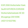 EXR 2558 Multischalter Kask. 5auf8 KATHREIN EXR2558 Multischalterkaskade 5E 5D 8