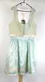 Krüger Collection Damen Dirndl mit Schürze Pistachio/mint/creme Gr.46