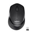 Logitech M330 Silent Plus schwarz Maus (Wireless, Rechtshänder, 1000 dpi)