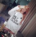 Represent ""I only speak Lilohan"" weißes Sweatshirt Gr. S Lindsay Lohan