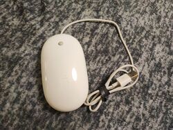 Apple Mighty Mouse - USB Maus - Weiß A1152 - Kabellänge 75cm - Gebraucht