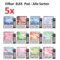 5x 2 Elfbar Elfa Pods - Alle Sorten - 20mg/ml Nikotin Original (10 Pod)