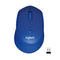 Logitech M330 Silent Plus, rechts, Optisch, RF Wireless, 1000 DPI, Blau
