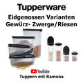 Tupperware Eidgenossen Gewürz-Zwerge & Riesen Varianten Spagettidose neu/OVP