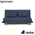 Ligne Roset Multy Stoff Dreisitzer Blau Schlafsofa Couch Sofa Neubezug