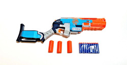 Hasbro Nerf Zombie Strike Sledgefire geprüfter Zustand mit Darts und 3 Hülsen!!!