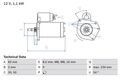 BOSCH Anlasser Starter 0 986 016 800 +67.25€ Pfand für VW POLO 3 6N1 CLASSIC 6V2