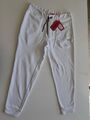 Boss Jogging Hose Sport Freizeithose Gr.  L  Weiß Neu mit Etikett