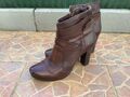 Mjus Damen Stiefelette Boots Cognac Braun Gr. 39 (UK 6) 