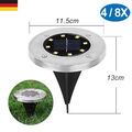 4/8 LED Solar Laterne Gartenleuchte Gartenlampe Solarleuchte Solarlampe Terrasse