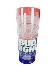 Budweiser Bud Light Pint Glas elektrisch blau Hausbar Pub