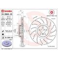 1x Bremsscheibe BREMBO 09.D898.23 passend für BMW