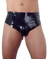 Late X Latex-Slip mit Plug - erotischer Herren-Slip für Männer, integrierter Ana