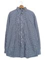 GANT Business Hemd XL Blau Kariert 100% Baumwolle