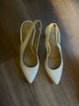 s Oliver Damen Slingpumps weiß Gr 40 Brautschuhe