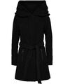 ONLY Damen Übergangs Winter Jacke Mantel CHRISTIE SOLID WOOL COAT Wolle Kapuze