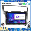 8Kern 6+128GB Android 13 Apple Carplay Autoradio GPS NAVI BT Für VW Golf VII MK7