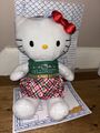 Brandneu mit Etikett Build A Bear Sanrio® rote Schleife Hello Kitty® Plüsch mit Weihnachtskleid