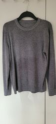 Toller Pulli mit Kaschmir Pullover * Gr. M * Rundhalsausschnitt * grau