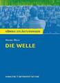 Die Welle - The Wave von Morton Rhue.: Textanalyse und Interpretation mit Buch