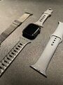 Apple Watch Series 8 Aluminium Gehäuse 45mm GPS Cellular schwarz + 3 Armbänder