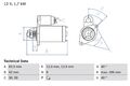 BOSCH Anlasser Starter 0 986 013 350 +68.81€ Pfand für VW TRANSPORTER T3 Bus