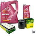 MANN Inspektionspaket 6 L MANNOL Energy 5W-30 für Toyota Corolla Liftback 1.9 D