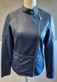 Damen Lederjacke Jacke Bikerjacke blau von Fritzi aus Preußen Gr. M 38 