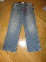 CAMBIO Damenjeans,Gr. 40,Form Paris straight ancle,blau,Vorders.Strasssteine,neu