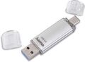 Hama 64 GB USB Stick mit USB 3.0 und USB 3.1-Type-C (2-in-1 Speicherstick, ÖZEN