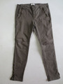 ZARA Military Ankle Jeans Stretch Hose Gr.36/38 (Et.40) oliv grün vintage /Q50