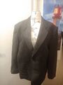 Sakko Veganes Wildleder XL Blazer Anzug Business Hochzeit Abendgarderobe Vintage