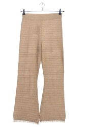 ZARA Stoffhose Damen Gr. DE 36 nude Casual-Look