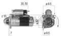 MESSMER Starter 1.9 KW passend für Fiat Grande Punto 1.4 220643A