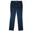 TOM TAILOR Alexa Damen Stretch Jeans Hose Straight Slim 36 S W28 L32 dunkel Blau