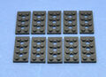 LEGO 10 x Platte 2x4 3 Löcher schwarz Black Technic Plate 2x4 with 3 Holes 3709b